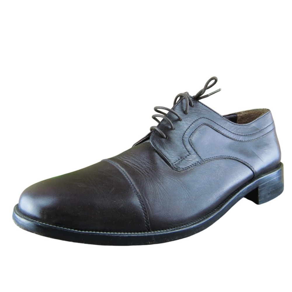Stafford Men Derby Shoes Brown Lace Up Size 12 Medium